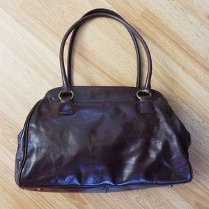 Hobo International Leather Doctor  Purse Bag Brown